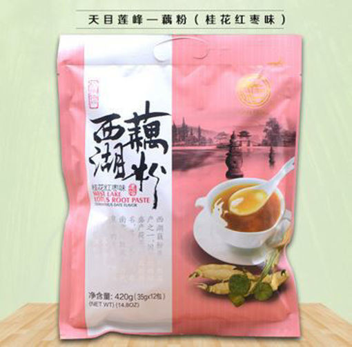 图片 莲峰西湖藕粉 桂花红枣味 420g 