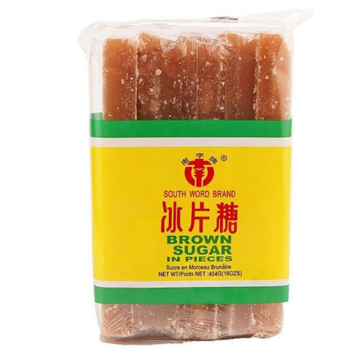 图片 冰片糖  片糖 赤色 400g 