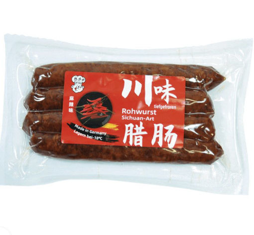 图片 乐乐厨 冰冻新鲜川味腊肠 麻辣 200g