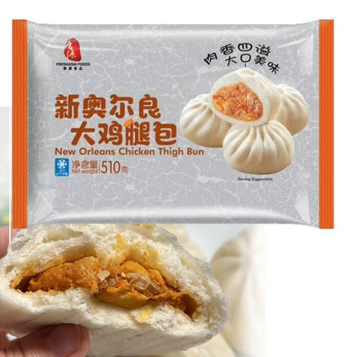 图片 香源 新奥尔良大鸡腿包 510g