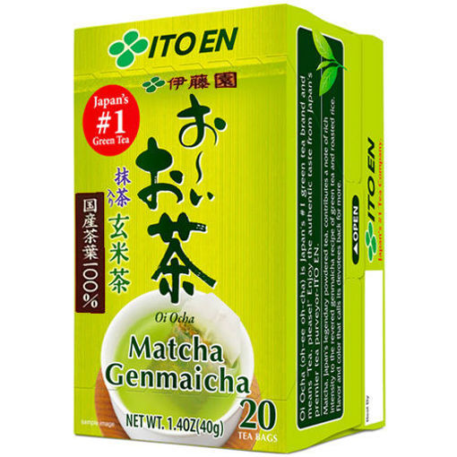 图片 日本伊藤園 抹茶玄米茶 20袋 盒装 40g