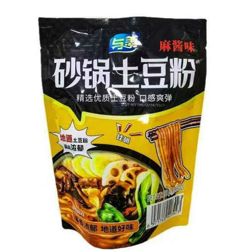 图片 与美 砂锅土豆粉 麻酱味 255g 黄袋