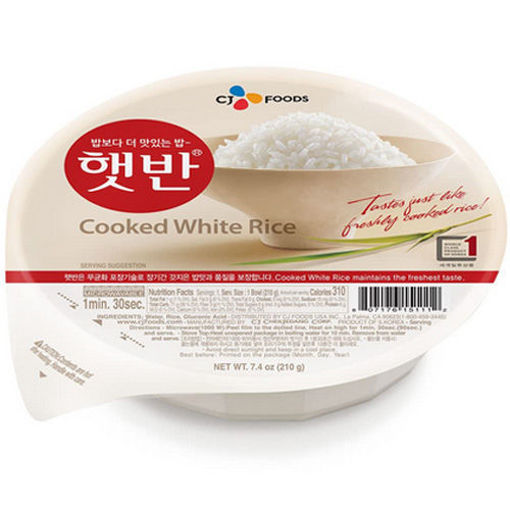 图片 韩国CJ 微波即食米饭 (韩国优质大米) 210g 