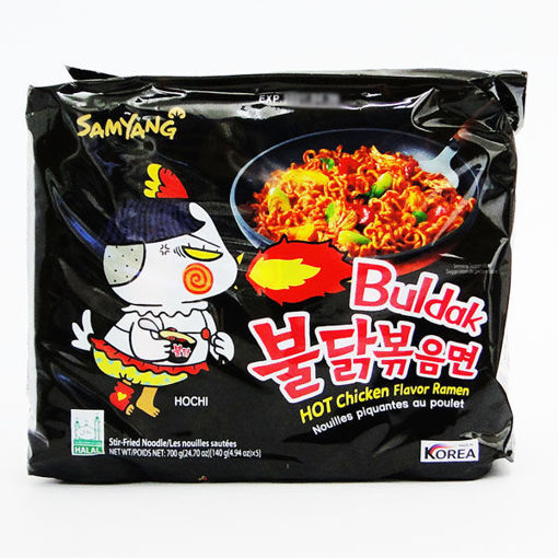 图片 韩国三养火鸡面 经典火鸡面 黑袋 140g 日期见内页