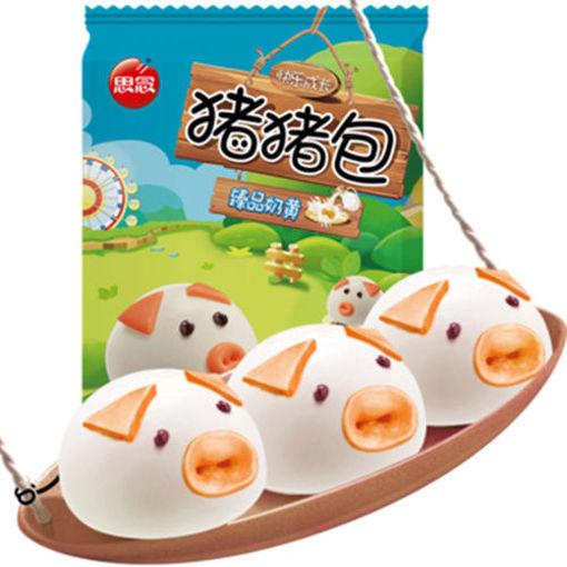 图片 思念 手工精品奶黄猪猪包 300g 