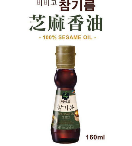 图片 Bibigo 韩国纯芝麻香油 160ml 