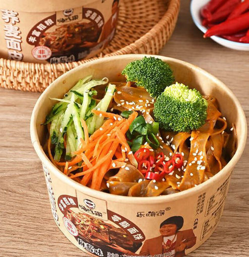 图片 嗨吃家 荞麦面皮 麻酱味 128g