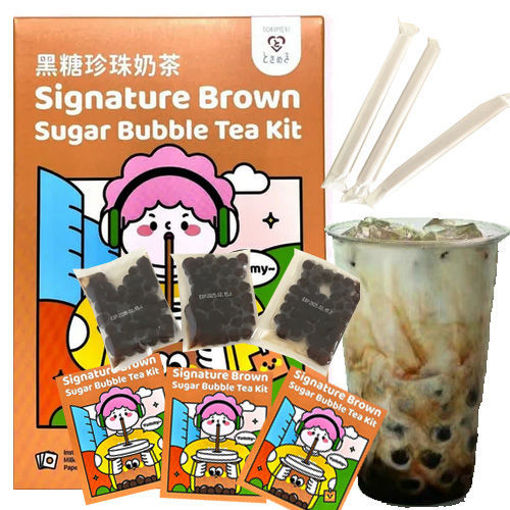 Picture of Tokimeki Bubble Tee Brown Sugar Kit Matcha 255g 