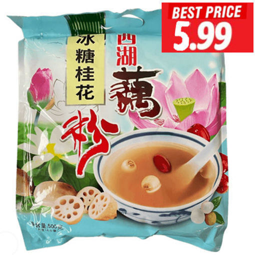 图片 宝格 西湖藕粉 冰糖桂花 莲藕粉羹 500g 含16袋