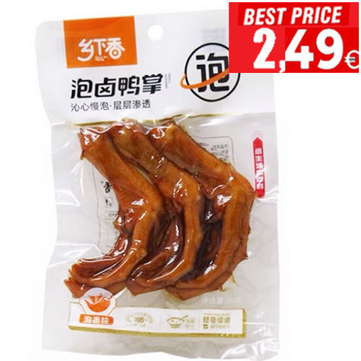 图片 温州特产乡下香 泡卤鸭掌 88g 日期见内页