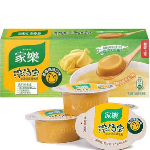图片 家乐 浓汤宝 老母鸡汤 4块装 64g 日期见内页