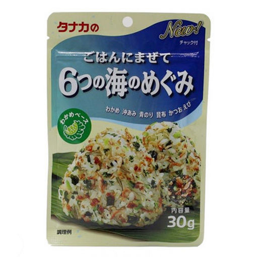 图片 日本田中食品 6种海鲜拌饭调味料 30g  日期见内页