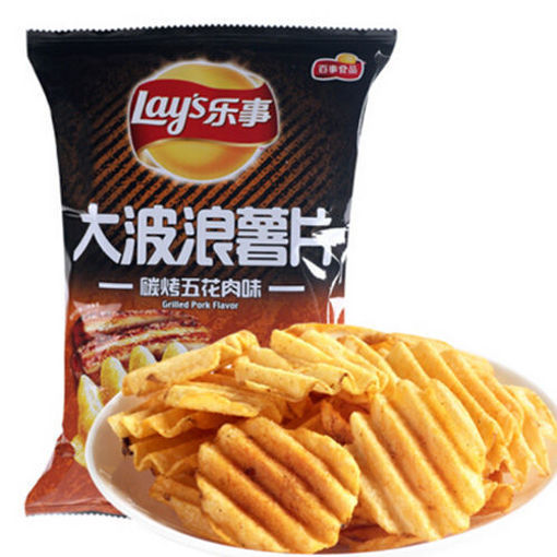 Picture of LAY'S potato chips grilled pork flavor 70g