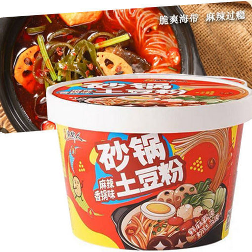 Picture of JiaXiangRen Potato Noodles Sour Beef Flavor 105g 