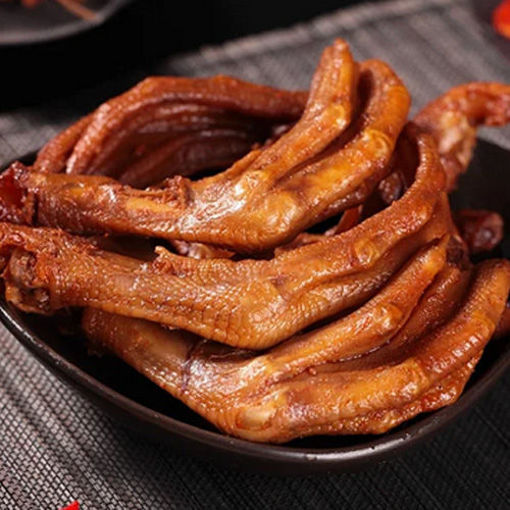 图片 阿雪卤味 熏辣鸭爪 500g