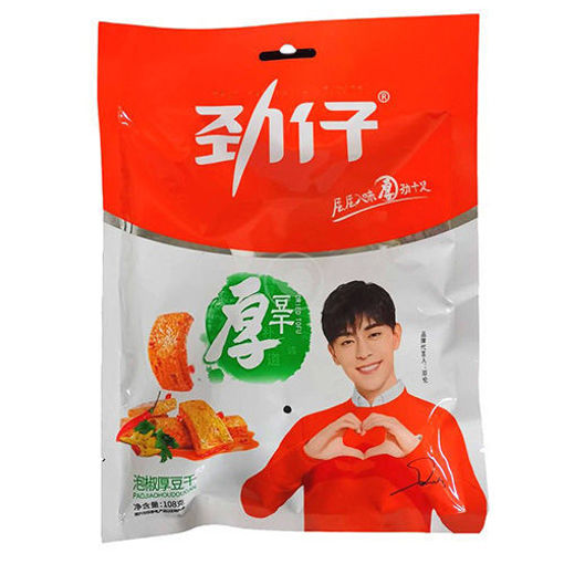 图片 劲仔 泡椒厚豆干 108g