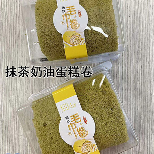 图片 花田糕点 抹茶奶油蛋糕卷 180g 