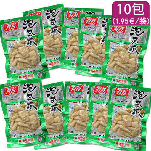 图片 10包组合! 有友泡椒凤爪 10x80g 日期见内页