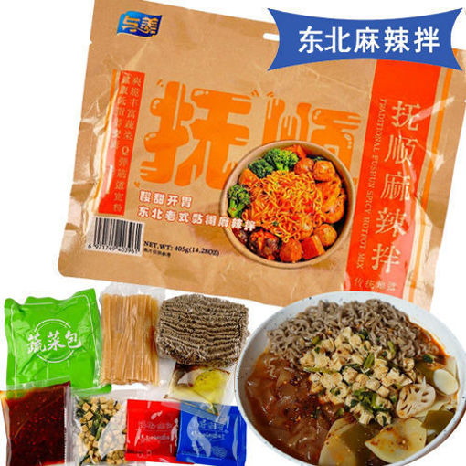 图片 与美 东北抚顺麻辣拌 大袋 405g 日期见内页