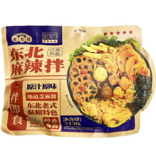 图片 食光说 东北麻辣拌 麻酱味 343g