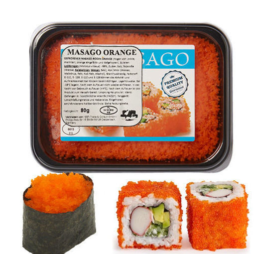 Bild von SSP Masago Orange für Sushi 80g