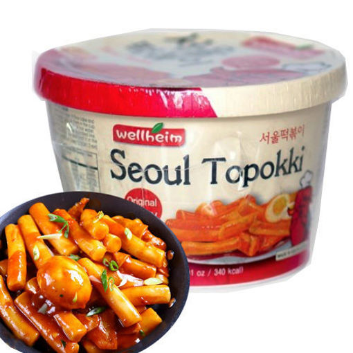 图片 韩国Wellheim 经典炒年糕碗 微波3分钟即食 142g 日期见内页
