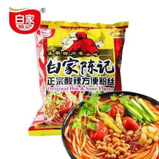 图片 白家陈记方便粉丝 经典酸辣粉 105g 日期见内页