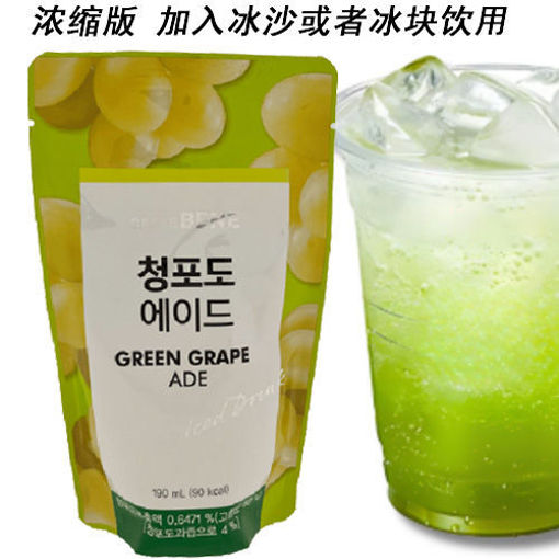 图片 韩国BENE 葡萄味冰茶 浓缩杯直接配冰杯 190ml 日期见内页