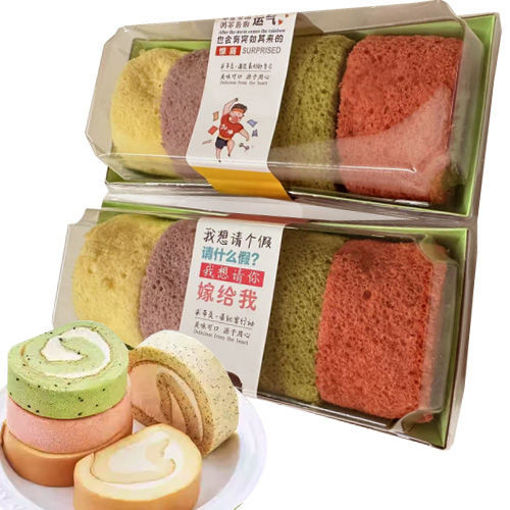 图片 花田糕点 瑞士卷 奶油蛋糕卷 130g