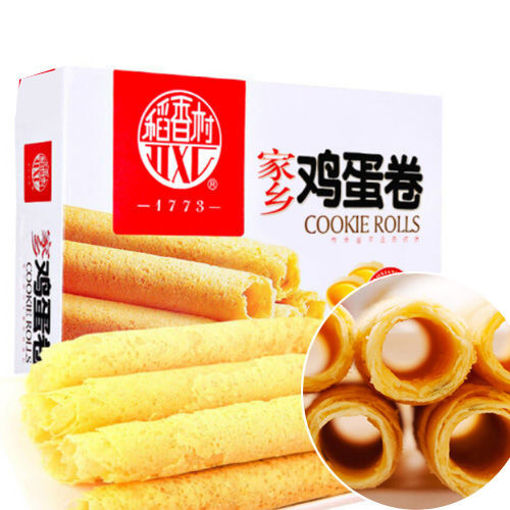 图片 稻香村 鸡蛋卷 盒装原味 150g 日期见内页