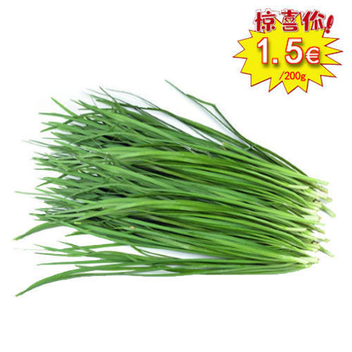 图片 新鲜本地韭菜 1大把 200g (秋天韭菜带韭菜花) Schnittknoblauch