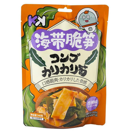 图片 超友味 海带脆笋 香辣味 140g 内含小包装 日期见内页
