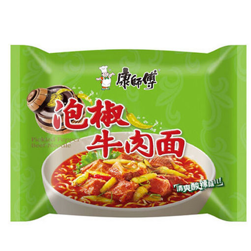图片 康师傅方便面 小米辣泡椒牛肉面 103g 日期见内页