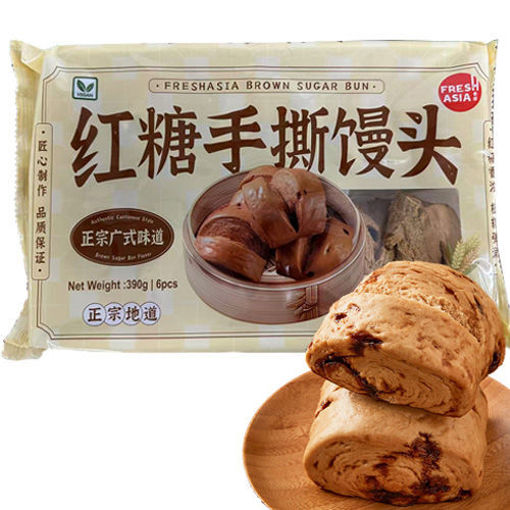 图片 香源广式包点 红糖手撕馒头 6枚 390g