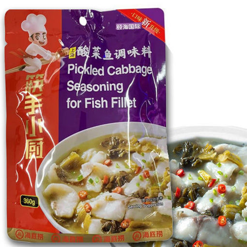图片 海底捞 上汤酸菜鱼调味料 360g 日期见内页