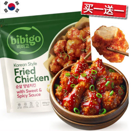 图片 买一送一! Bibigo 韩国炸鸡 含甜辣酱 350g 限购一组