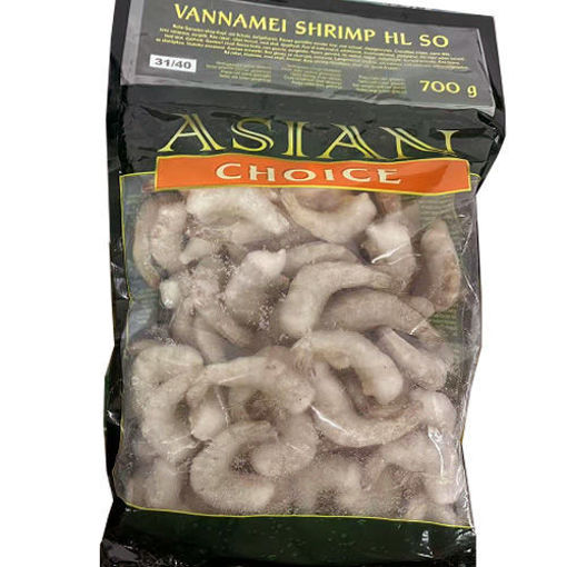 图片 只接受express快递! 冰冻大虾 无头有壳大虾 1kg netto 700g 21-25er 