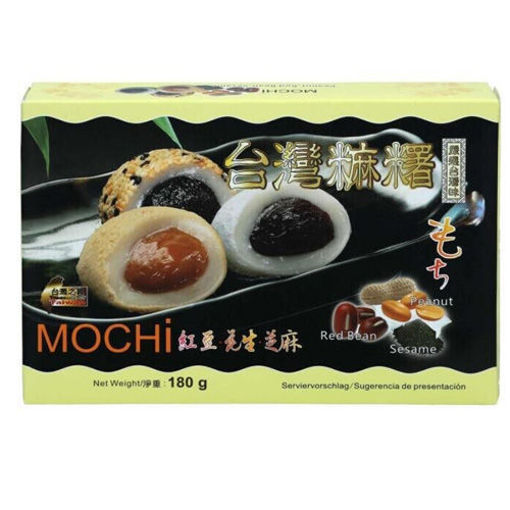 图片 台湾AWON 混合口味 红豆花生芝麻 麻薯 180g 