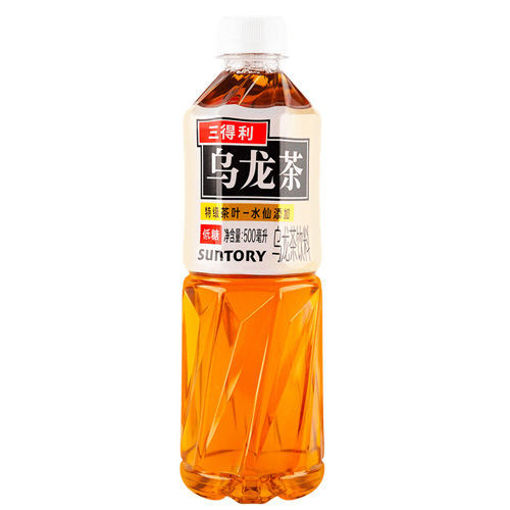 图片 日本三得利 乌龙茶 低糖0脂 500ml 红书推荐 制作同款便利店奶茶
