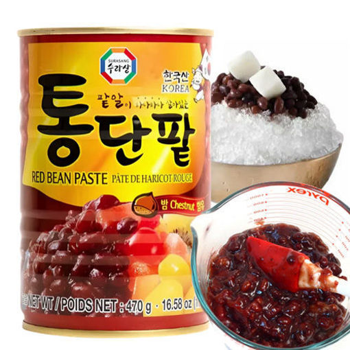 图片 韩国 粒粒蜜红豆罐头 470g