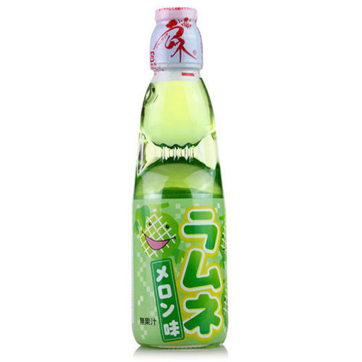 图片 日本哈達 哈密瓜味弹珠汽水 200ml