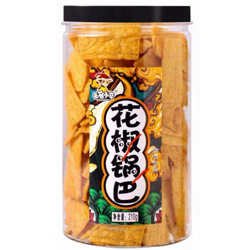 图片 无名小卒 花椒锅巴 原味 210g 桶