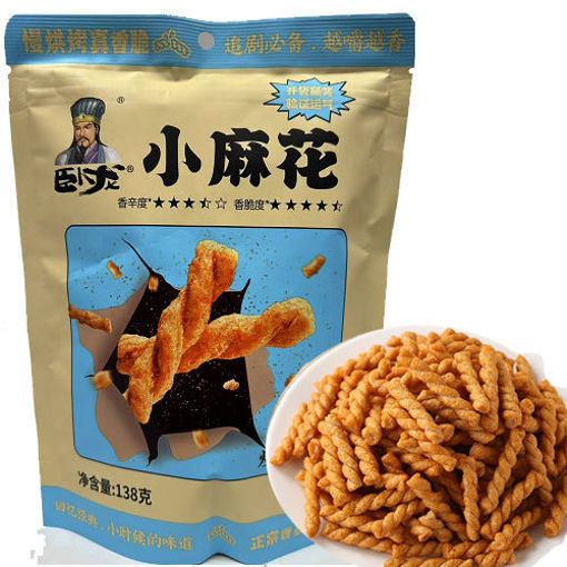 图片 卧龙 小麻花 烧烤味 138g