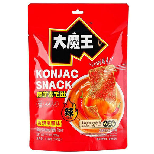 图片 盐津铺子 大魔王 魔芋素毛肚 香辣麻酱味 206g 日期见内页