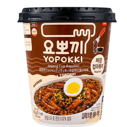 图片 韩国Yopokki 拉面年糕 炸酱味 145g